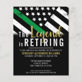 Uitnodiging van het leger voor militaire pensioner (Voorkant)