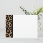 Uitnodiging van het Leopard-drukpaneel (Staand voorkant)