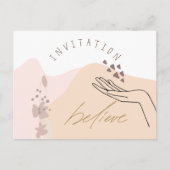 Uitnodiging van het Modern Motivatie Event Company Briefkaart (Voorkant)