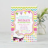 Uitnodiging van het Schaats van Roller/het Schaats (Staand voorkant)