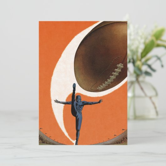 Uitnodiging van het Spel van de Speler van het Fo (Staand voorkant)