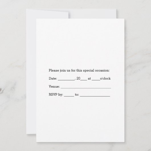 Uitnodiging van het team van het einde van het sei (Achterkant)