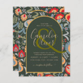 uitnodiging van het volk bilingüe de boda de flore (Voorkant / Achterkant)