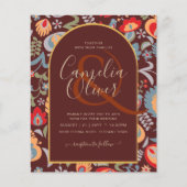 uitnodiging van het volk bilingüe de boda de flore flyer (Voorkant)