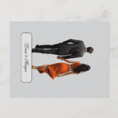 Uitnodiging van huwelijken | Draai Briefkaart (Achterkant)