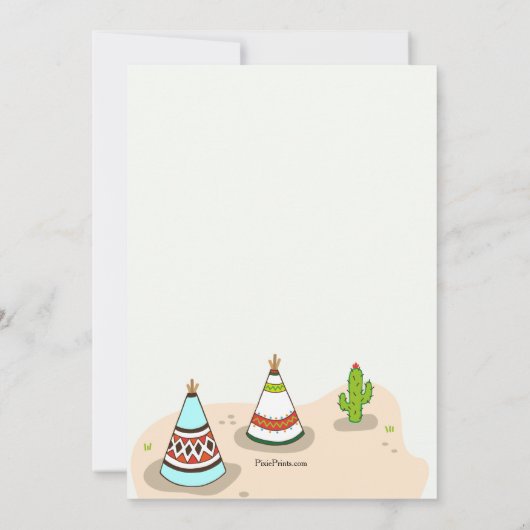 Uitnodiging van Indische dorpen (Achterkant)