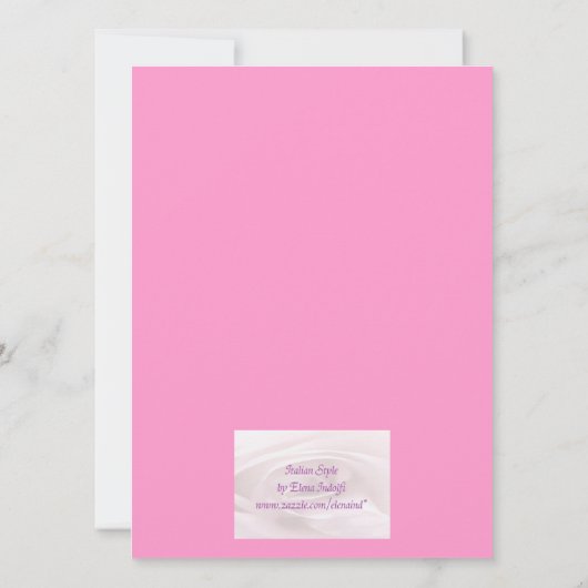 Uitnodiging van kinderen op Birthday (Achterkant)