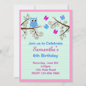 Uitnodiging van kinderen op Birthday (Voorkant)