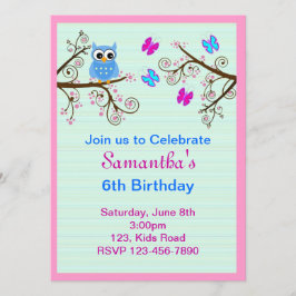 Uitnodiging van kinderen op Birthday
