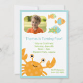 Uitnodiging van kinderen op Birthday (Voorkant)