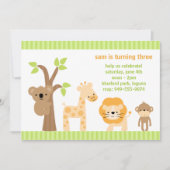 Uitnodiging van kinderen op Birthday (Voorkant)