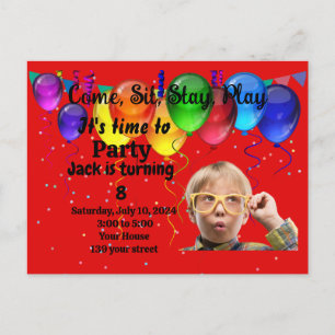 Uitnodiging van kinderen op Birthday