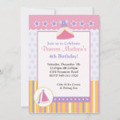 Uitnodiging van kinderen op Birthday (Voorkant)