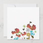 Uitnodiging van klaprozen (Achterkant)