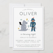 Uitnodiging van Knachten en Dragons (Voorkant)