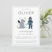 Uitnodiging van Knachten en Dragons (Staand voorkant)