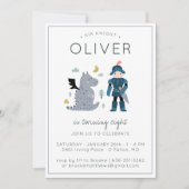 Uitnodiging van Knachten en Dragons (Voorkant)