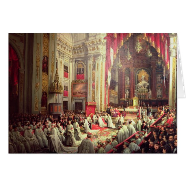 Uitnodiging van koning Alfonso XII (Voorkant Horizontaal)