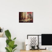 Uitnodiging van koning Alfonso XII Poster (Thuiskantoor)