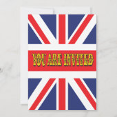 Uitnodiging van koninklijk Baby shower (Achterkant)