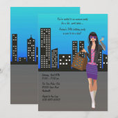 Uitnodiging van koopmeisjes (Voorkant / Achterkant)