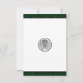 Uitnodiging van Lacrosse Graduse Party (Achterkant)