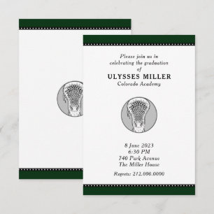 Uitnodiging van Lacrosse Graduse Party