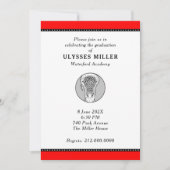 Uitnodiging van Lacrosse Graduse Party (Voorkant)