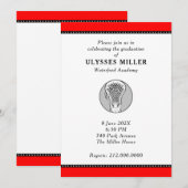 Uitnodiging van Lacrosse Graduse Party (Voorkant / Achterkant)