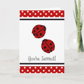 Uitnodiging van Ladybug Party (Voorkant)