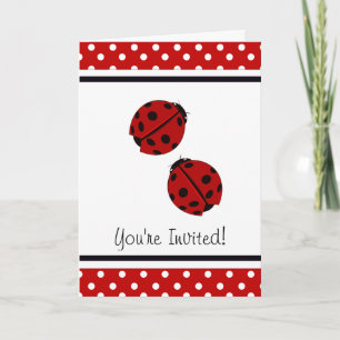 Uitnodiging van Ladybug Party