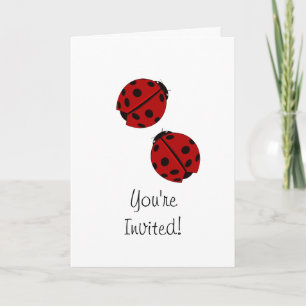 Uitnodiging van Ladybug Party