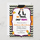 Uitnodiging van Little Witch Halloween Party (Voorkant)