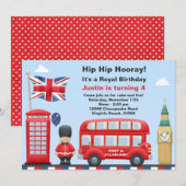 Uitnodiging van London Party (Voorkant / Achterkant)