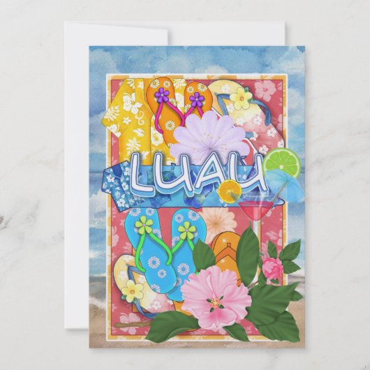 Uitnodiging van Luau door SRF (Voorkant)