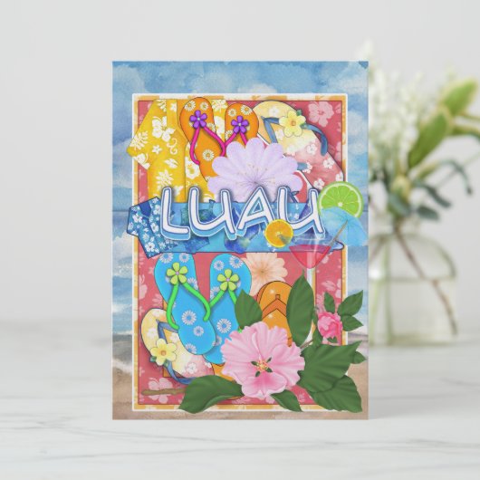 Uitnodiging van Luau door SRF (Staand voorkant)