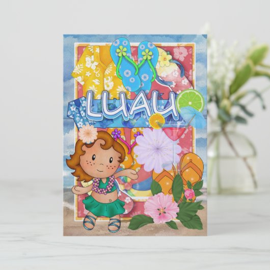 Uitnodiging van Luau door SRF (Staand voorkant)