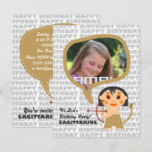 Uitnodiging van Luca Kinder Partij met foto (Voorkant / Achterkant)