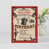 Uitnodiging van Magic Party (Staand voorkant)