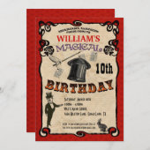 Uitnodiging van Magic Party (Voorkant / Achterkant)