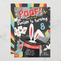 Uitnodiging van Magic Party | Uitnodiging van Magi