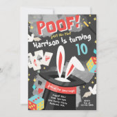 Uitnodiging van Magic Party | Uitnodiging van Magi (Voorkant)