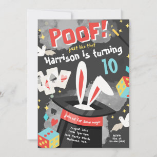 Uitnodiging van Magic Party   Uitnodiging van Magi