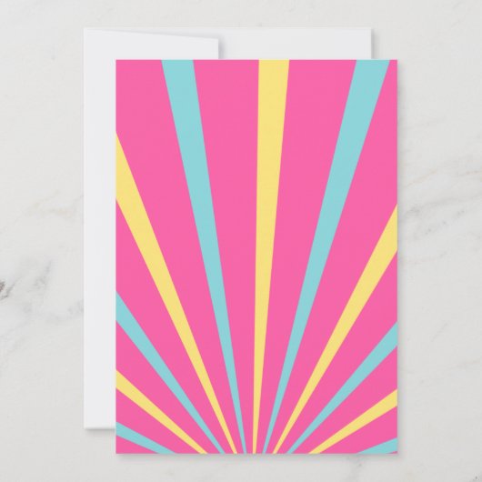 Uitnodiging van Magic Party | Uitnodiging van toer (Achterkant)