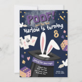 Uitnodiging van Magic Party | Verjaardag Show Magi (Voorkant)