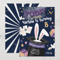 Uitnodiging van Magic Party | Verjaardag Show Magi