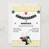 Uitnodiging van Magicia Birthday (Voorkant)