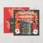 Uitnodiging van Magische Partij (Voorkant / Achterkant)