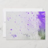 uitnodiging van Mardi Gras (Achterkant)