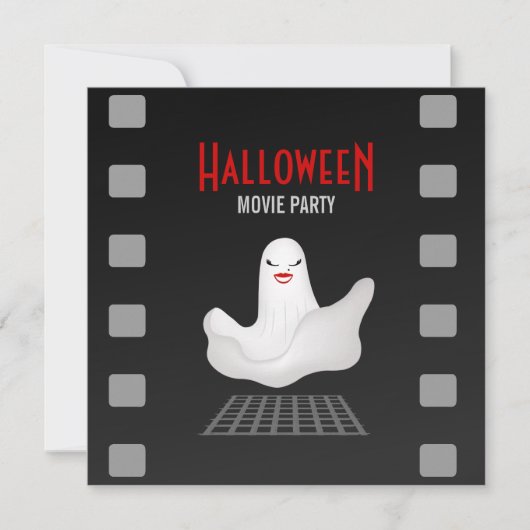 uitnodiging van Marilyn Ghost Halloween Movie Part (Voorkant)